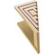 Ekena Millwork 9"W x 9"D x 18"H Wide Landon Rough Cedar Woodgrain TimberThane Corbel, Primed Tan CORUR09X09X18LANRCPR - alternate 2